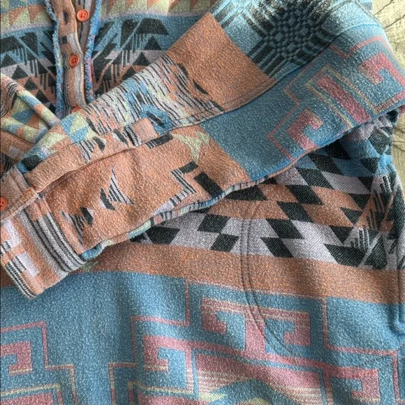 Free People/We The Free Arizona Sky Pullover in Blue - Picture 5 of 7